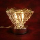 clear triangle pyramid  oil burner