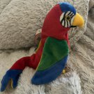 Retired TY BEANIE BABY JABBER PARROT TAG ERRORS TUSH STAMP MINT