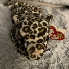 RARE VINTAGE TY Beanie Baby "Freckles The Spotted Leopard" 1996 Retired ERRORS