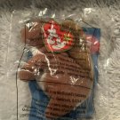 NUTS THE SQUIRREL, STILL IN BAG, NEVER OPENED BEANIE BABY1999, 1993 TAG ERROR