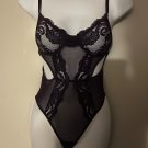 Pure Romance Womens S deep purple One Piece Lingerie Sexy Lace