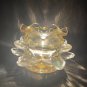 Multi-Color Gold Lotus Flower Touch Oil Warmer With Led Lights