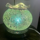 Green  large Glass  Aroma Lamp Oil Warmer with Dimmer!!FREE SHIPPING!