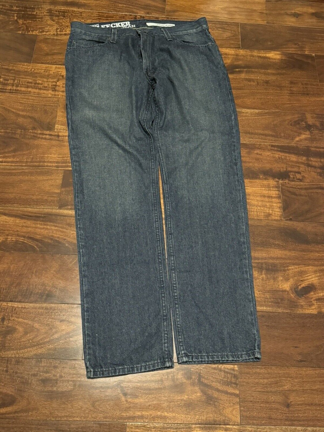 DKNY Bleecker Straight Leg blue Jeans Dark Wash Denim Men's 34X32