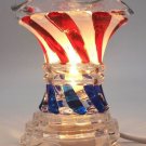 USA flag electric oil/wax burner