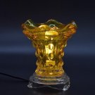 GOLD-YELLOW  Lamp/Oil Warmer/Wax Burner/Nite Lamp F/Ship