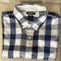 Express Button Down Shirt Mens L Trim Fit  Soft Wash Long Sleeve Cotton