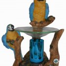 Electric blue Parrot Burner Wax Tart Scented Oil Warmer Electric Polyresin