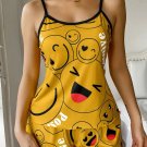 Emoji 2 Piece Pajamas Short Set
