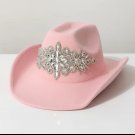 New Pink  Cowgirl Hat- One Size