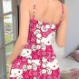 Hello Kitty Sleepwear Pajama Set Women Small Elastic Waist Shorts