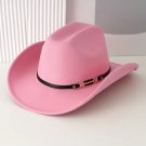 Pink Western Cowboy Hat Cowgirl Hat Rode Felt Hat