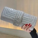 Silver Fashion  Clutch Rhinestone Purse  Bags