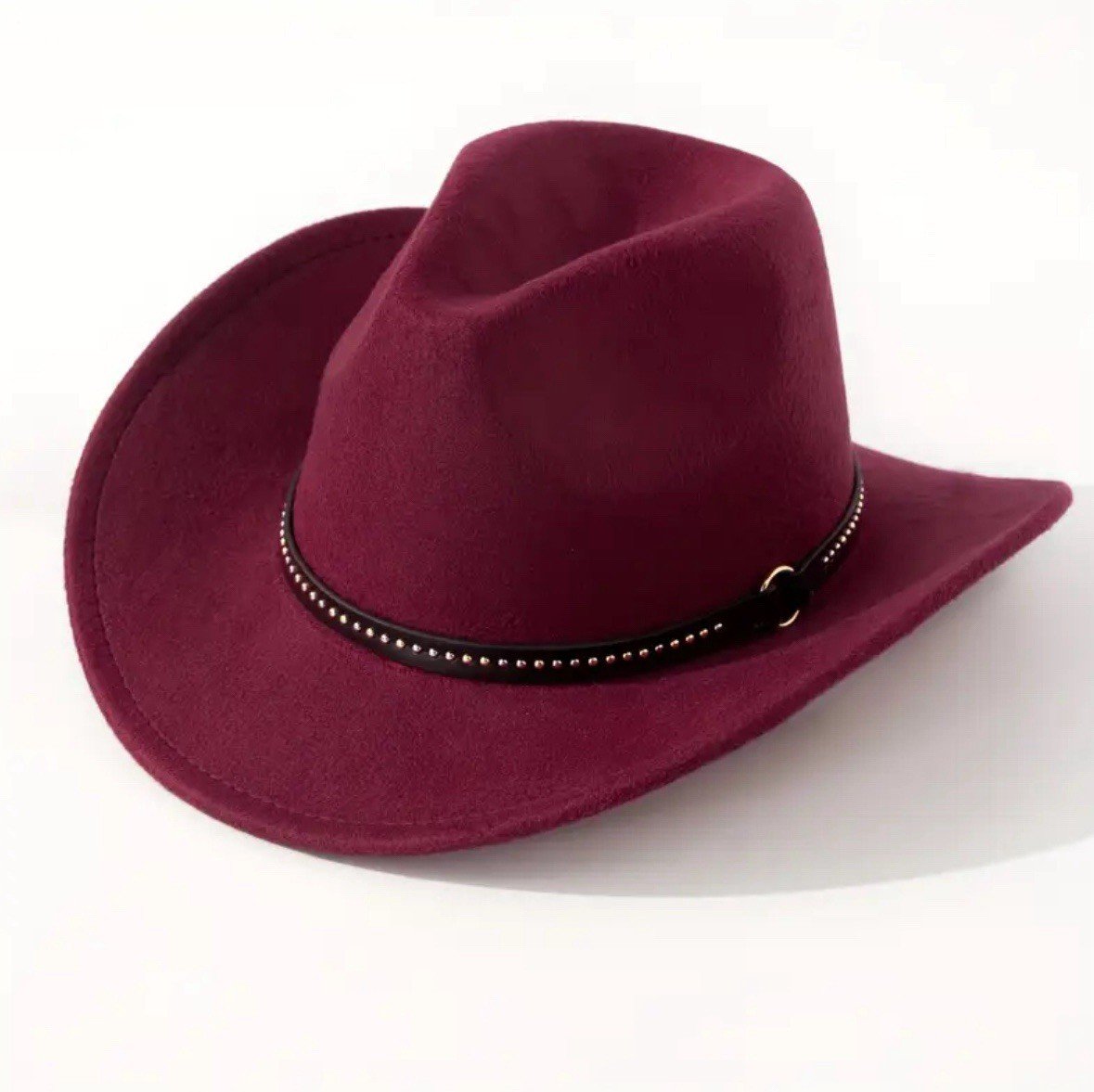 Western Cowboy Hat for Men Outback Cowgirl Hat Rode Felt Fedora Gus Hat