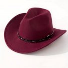 Western Cowboy Hat for Men Outback Cowgirl Hat Rode Felt Fedora Gus Hat