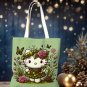 Tote Bag Sanrio Hello Kitty Print Large Capacity Shoulder Bag 15x13