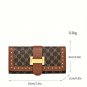 Fashion Printed Studded Wallet