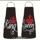 King Queen Apron Set Couple Aprons gifts His and Her