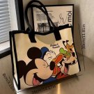 Minnie Mouse & Daisy Duck Canvas Tote Bag Single Shoulder Shopping Tote Bag~New