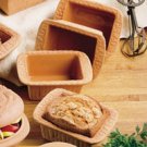 Reco- Romertopf Clay Bakers Mini Bread Baker Set of 4
