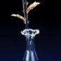 Glass Rose in Vase Figurine