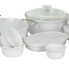 French White- 17-Pc Cookware Set