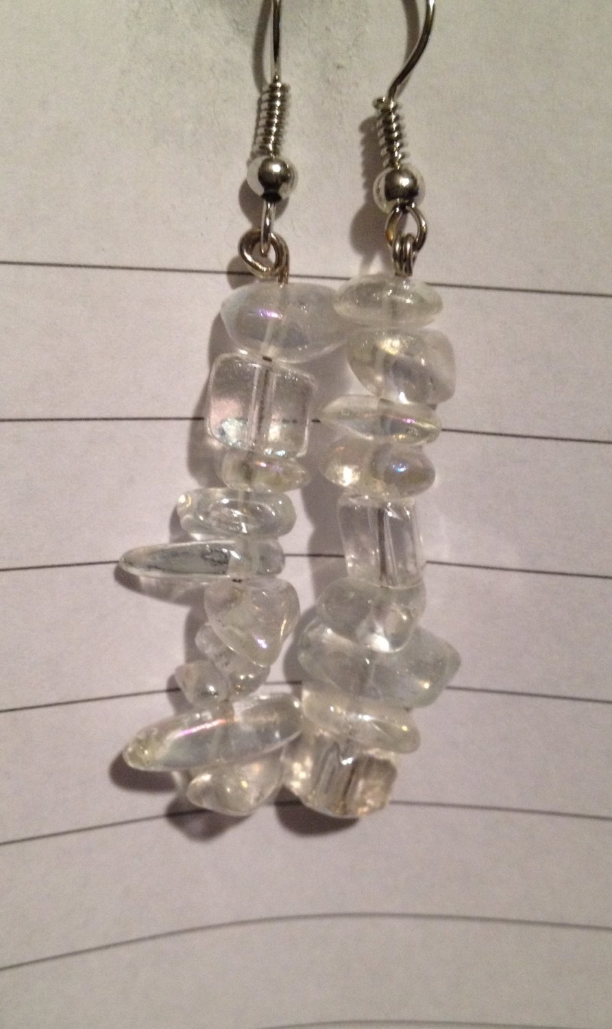 Clear Ice Earrings