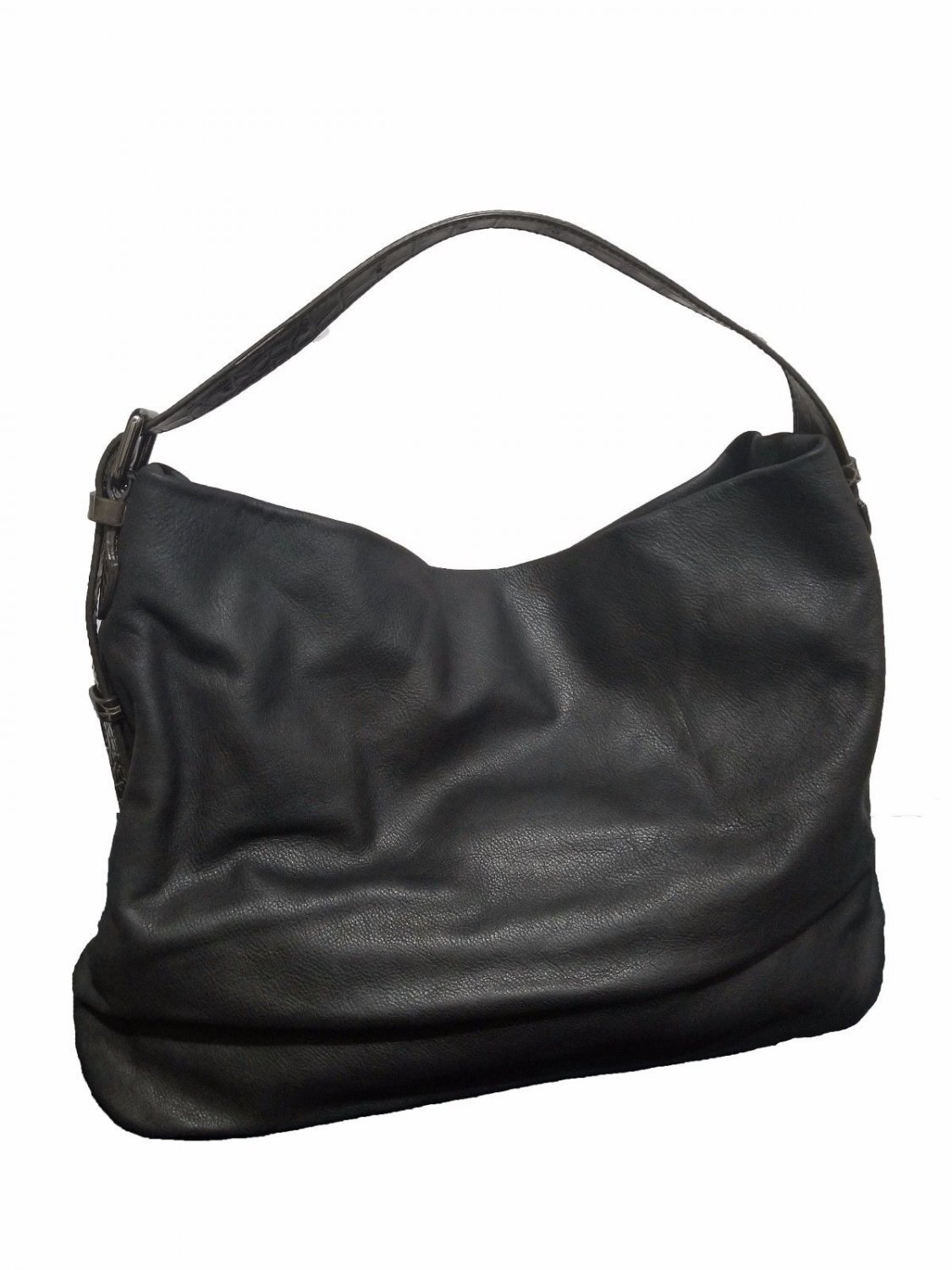 Paule Ka Women's Black Leather Tote Bag & Shoppers Bag
