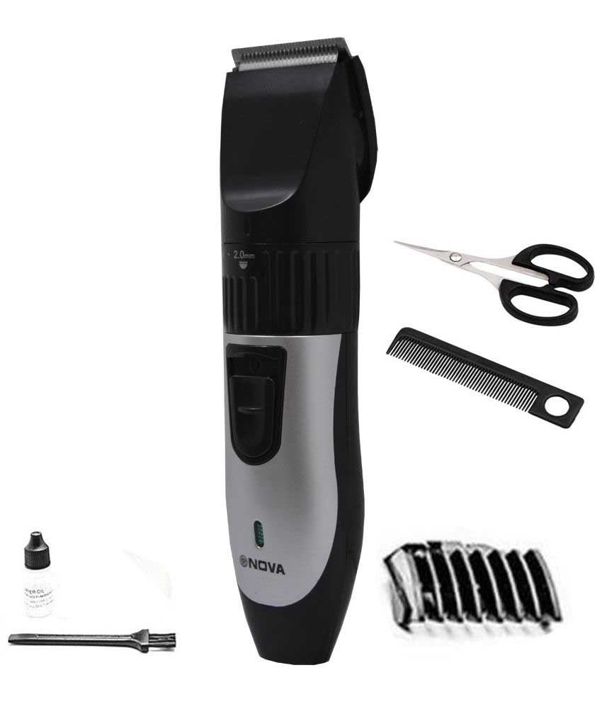 Nova Cordless Rechargeable Hair Trimmer With Adjustable Cutting