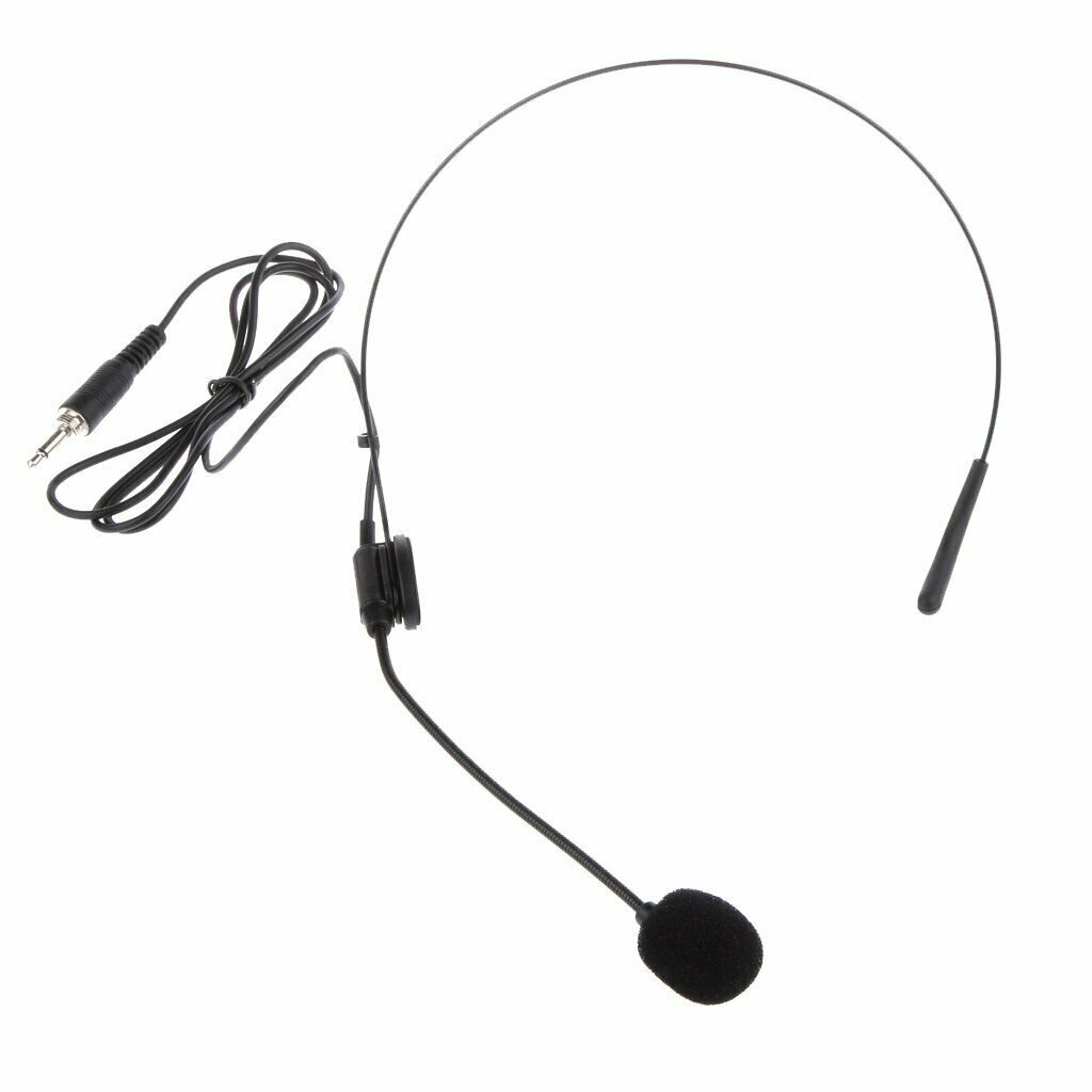 Professional Wired Unidirectional Condenser Headset Electret Headworn