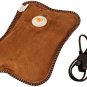 Electric Heating Pad for Pain Relief with Soft Velvet Hand Pocket Multicolour