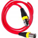 Male To Female 3 Pin Microphone XLR Cable ( 1.5 Mtr ) Microphone XLR  2 Set