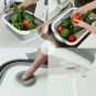 Kitchen Cutting Chopping Board Sink Tub Storage Basket Vegetable Chopping Board