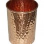 Ayurveda Pure Copper Hammered 1500 ML Jug with 4 Copper Glasses Set
