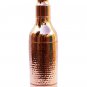 Copper Hammered Wine Shape 1 liter Water Bottle Ayurvedic Copper Vessel ( 2 Pcs)