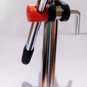 TABLE / FLOOR MICROPHONE STAND HEAVY ROUND BLACK BASE 2 SET