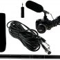 Professional Camera Camcorder Shotgun Microphone for Interview Mobile connecter