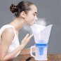 Face, Nose, and Cough Steamer 3 in 1 Plastic Steam Vaporizer, Nozzle Inhaler