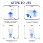 Face, Nose, and Cough Steamer 3 in 1 Plastic Steam Vaporizer, Nozzle Inhaler
