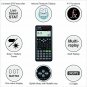 Cassio FX-991ES Plus-2nd Edition Scientific Calculator, Natural Textbook Display