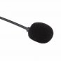 Professional Wired Dynamic Headset Electret Headworn Black Head Mic