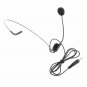 Professional Wired Dynamic Headset Electret Headworn Black Head Mic