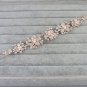 Golden Rhinestone Head Pearl Bridal Headpiece Crystal Wedding Hair Vine