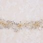 Crystal Hair Vine Pearls Bridal Gold Headdress Wedding Accessories 1pcs