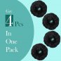 Messy Bun 4Pcs Bun Hair Accessories Extension Hair For Women Artificial Hair Bun