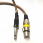 10 Meter 3 Pin XLR Female to 1/4inch TS MONO Male Microphone 2 Cable set