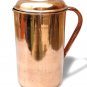 Pure Copper 1.5 Liter Jug & 850 ML Thermos Design Bottle Ayurveda Health Benefit