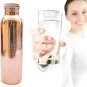 Pure Copper Plain 950 ML Copper Vaccum Bottle, Set of 4 Ayurveda Health Benefit