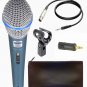 2 Set Professional BT- 58 Dynamic Studio Recording Karaoke Vocal Microphone