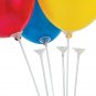 100 Balloon Stick with Balloon Caps Holder Accessories Multi Color Sticks